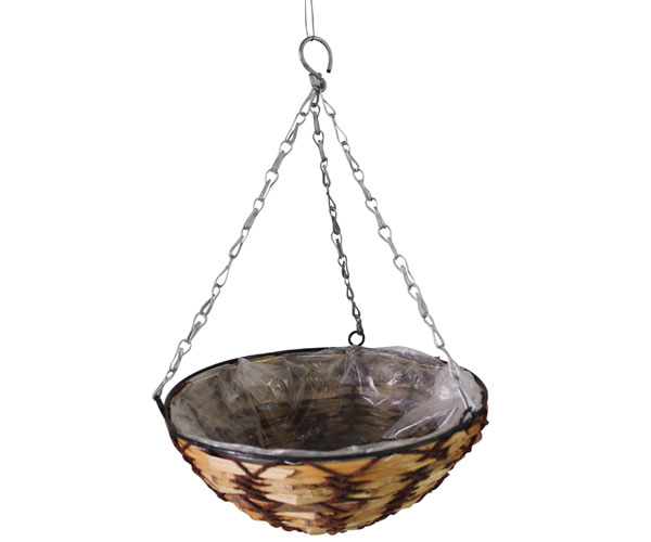 Reed hanging basket