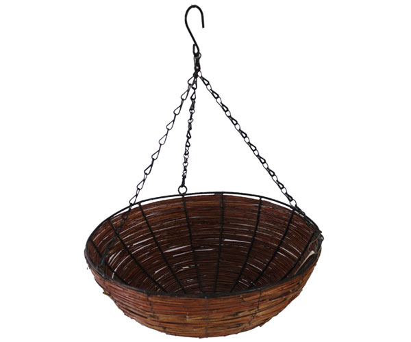 Willow hanging basket